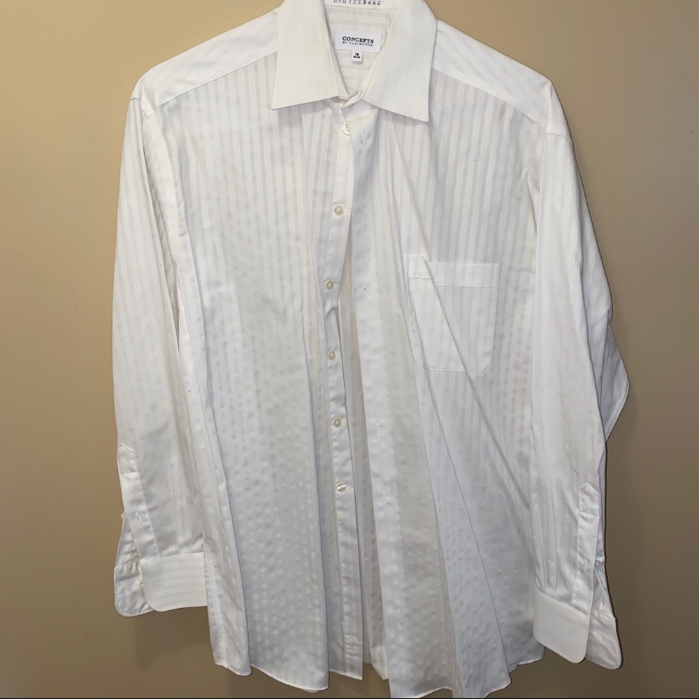 Light striped dress shirt
